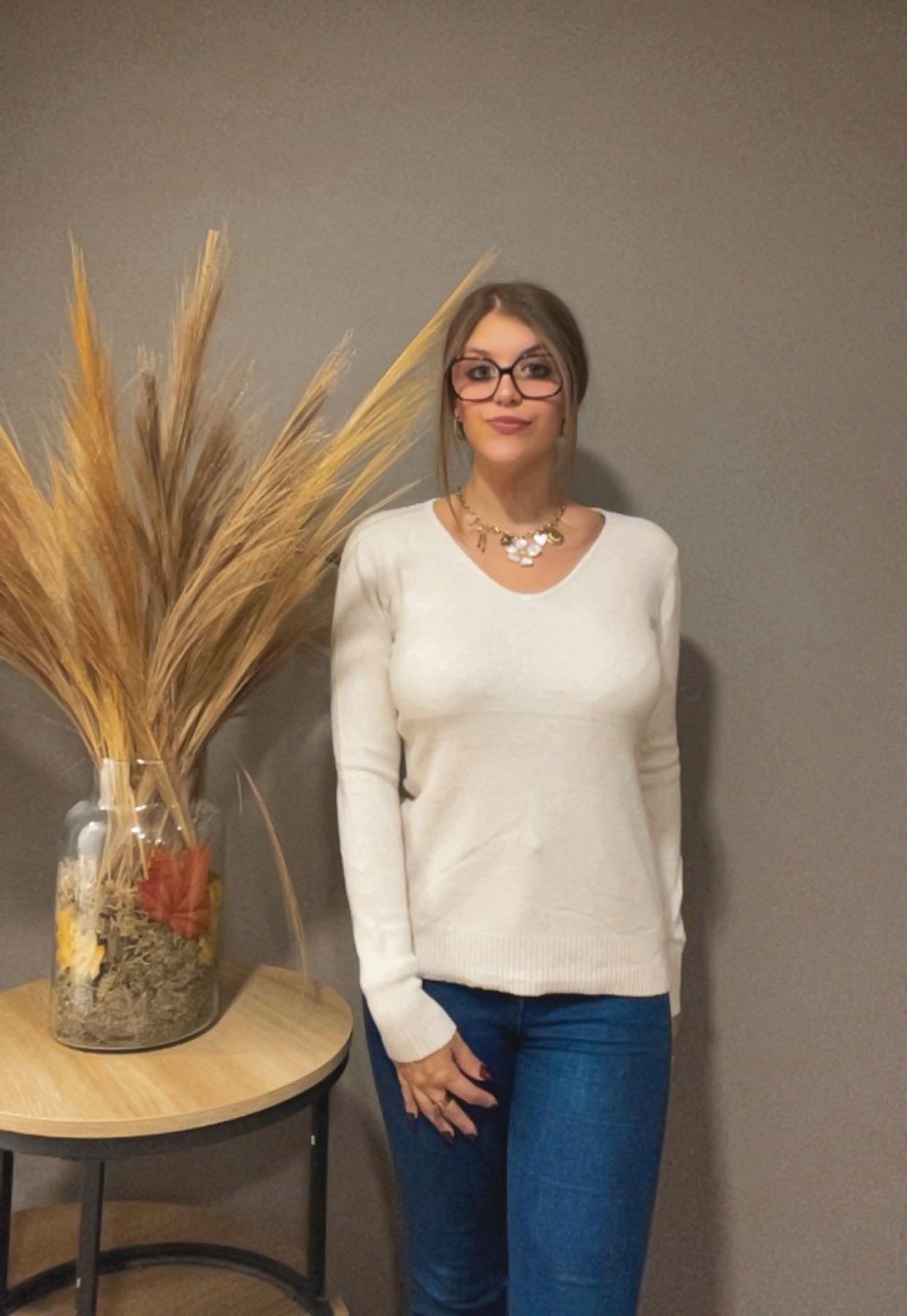 Pull coupe cintrée – Maille Épaisse (existe en plusieurs couleurs)