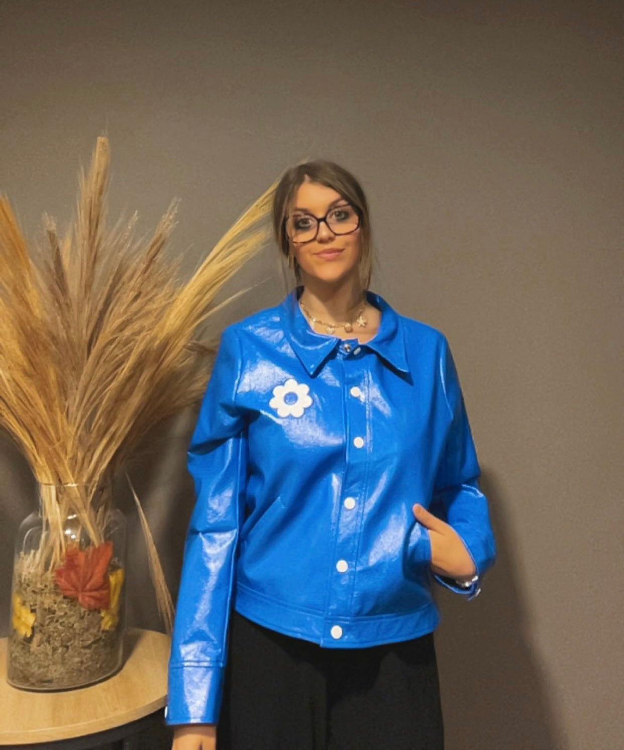 Veste simili cuir (existe en plusieurs couleurs)