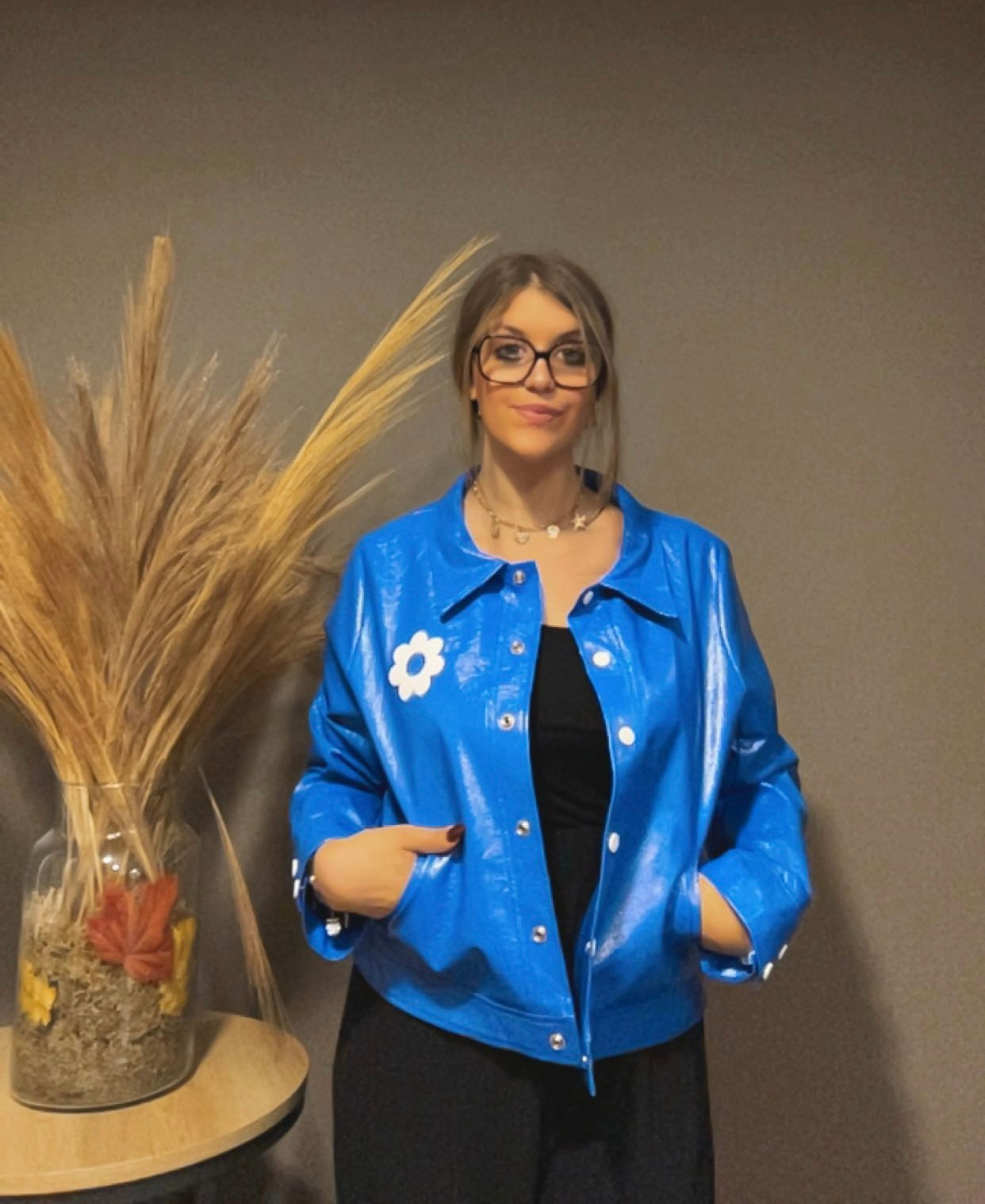 Veste simili cuir (existe en plusieurs couleurs)