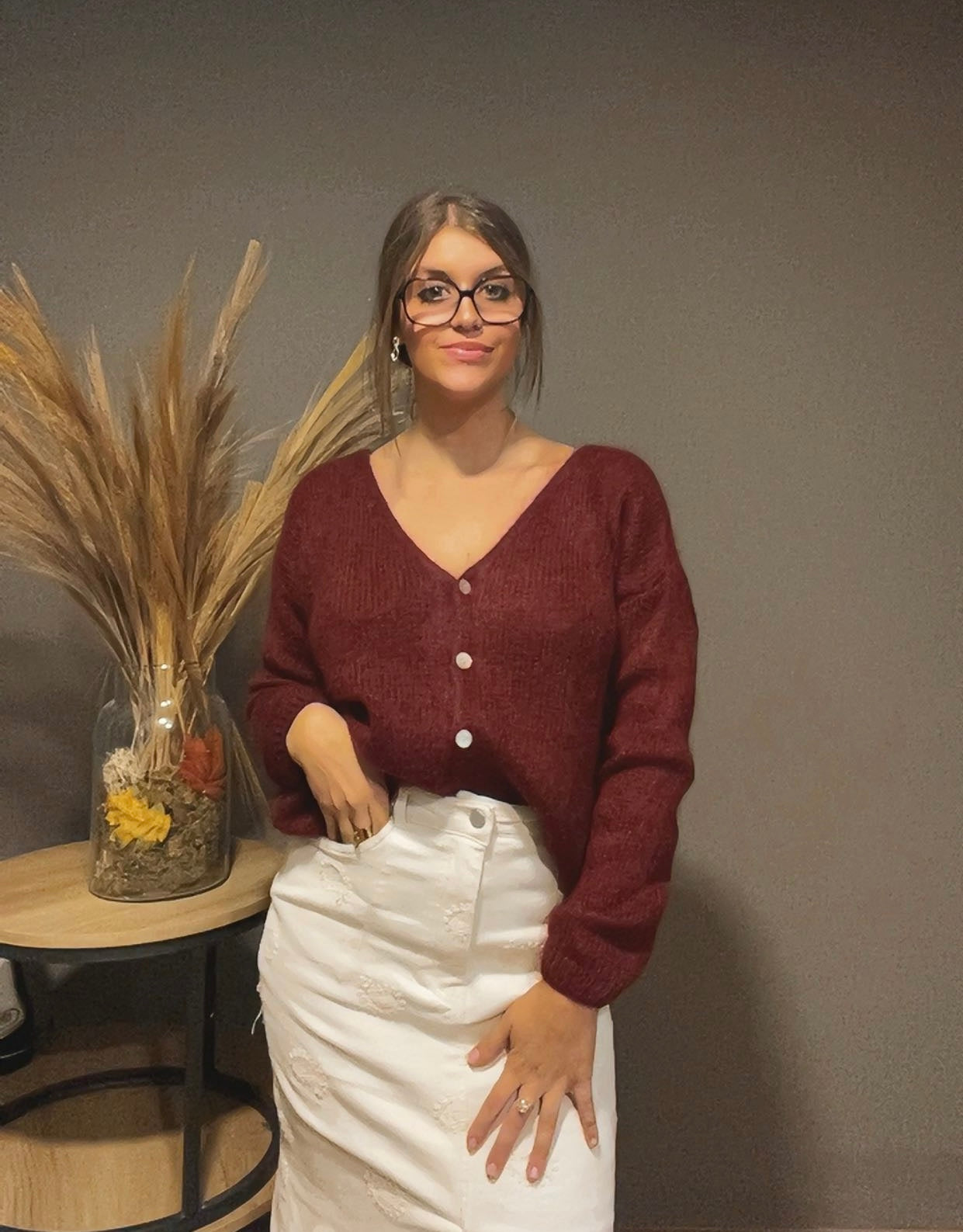 Gilet mohair (existe en plusieurs couleurs)