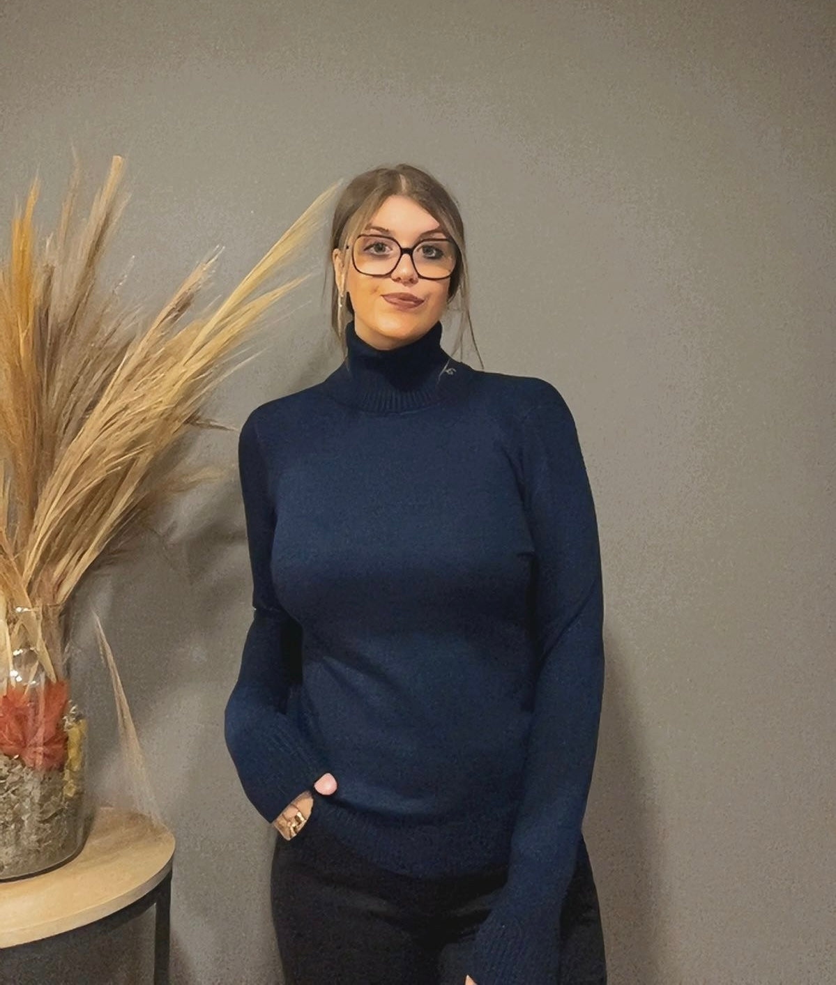 Pull épais à col roulé (existe en plusieurs couleurs)