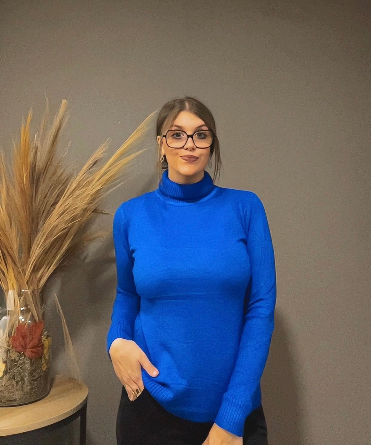 Pull épais à col roulé (existe en plusieurs couleurs)