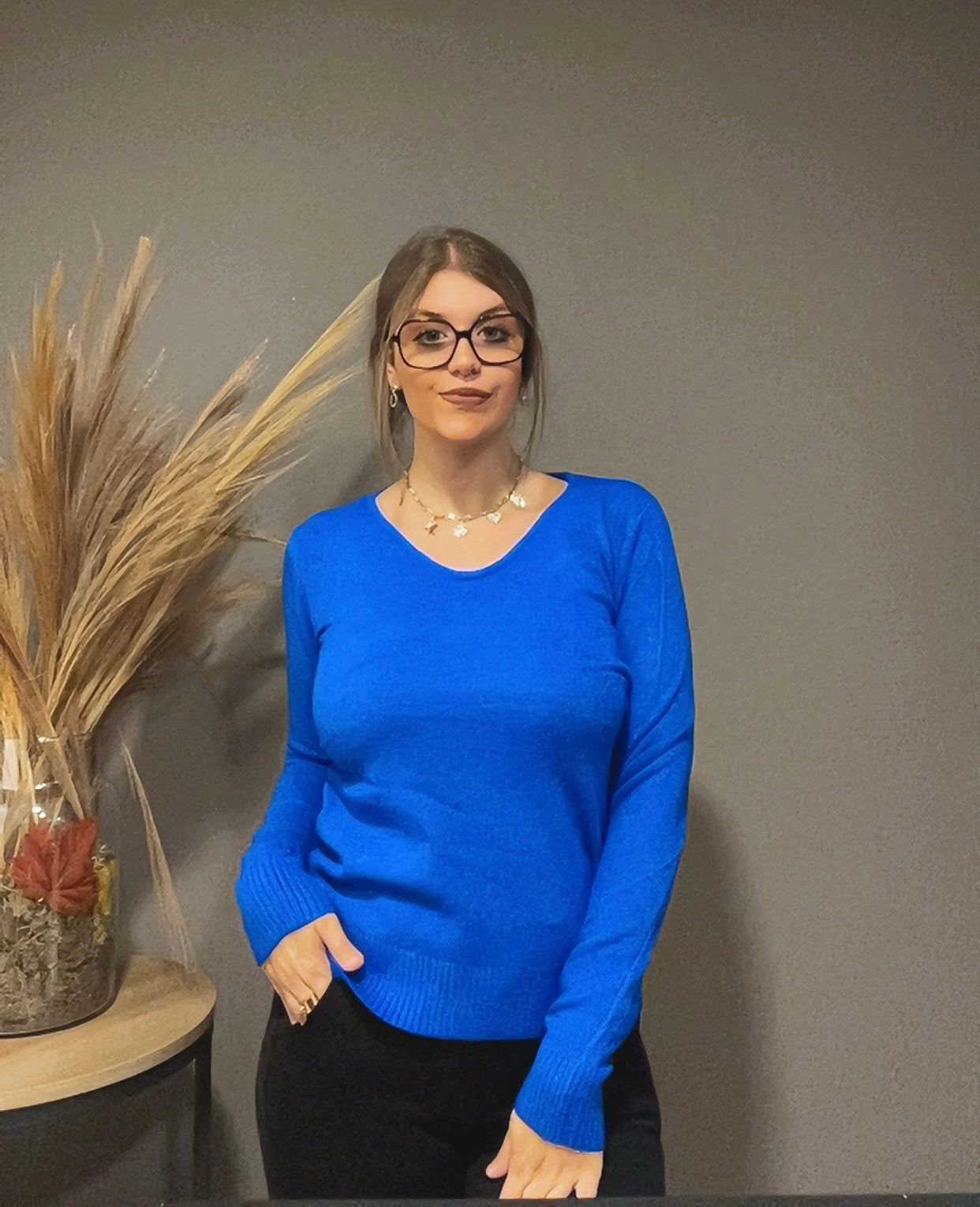 Pull coupe cintrée – Maille Épaisse (existe en plusieurs couleurs)