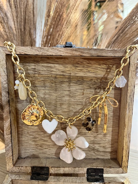 Collier charms fantaisie