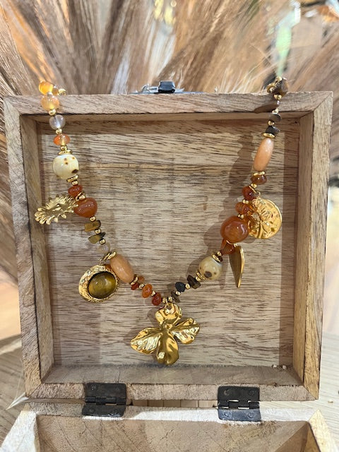collier charms fantaisie
